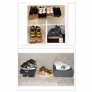 Toddler Boys 9 pairs shoes bundle. 6 are brand new! Jordans & more!